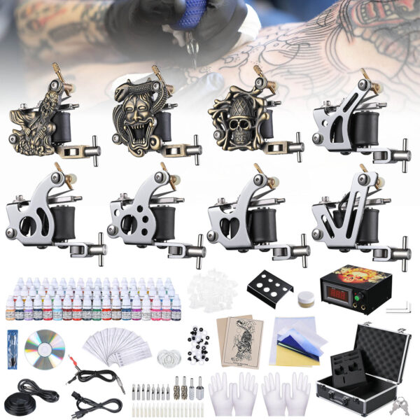 8 MACHINE TATTOO KIT