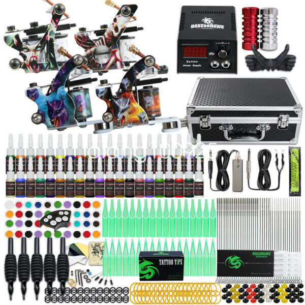 4 MACHINE TATTOO KIT