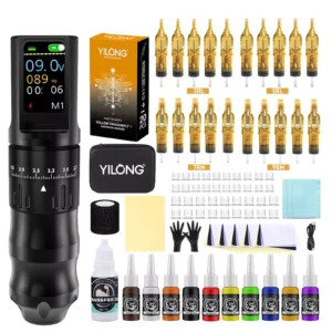 NEW Wireless Tattoo Machine Kit